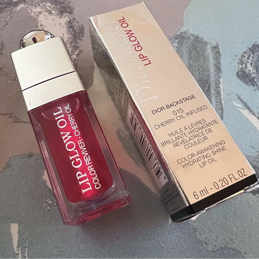 Dior Lip Glow Oil in Cherry 015 BNIB